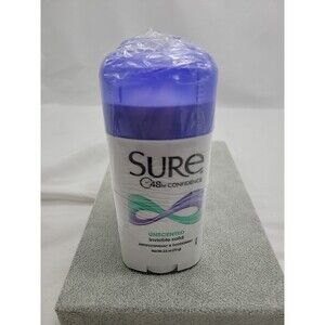 3 Pack - Sure Original Solid Antiperspirant & Deodorant Unscented 2.6 oz Each